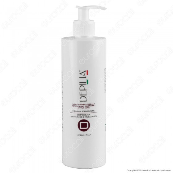 Depilia Crema Idratante Post-Depilazione - Flacone da 500 ml Depilia Crema Idratante Post-Depilazione - Flacone da 500 ml