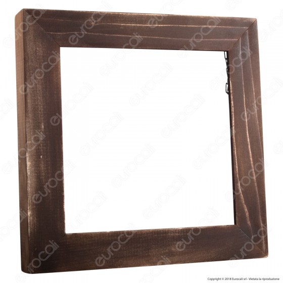 FAI Cornice Quadrata in Legno Wengé per Pannello LED 13W - mod. 5070 FAI Cornice Quadrata in Legno Wengé per Pannello LED 13W - mod. 5070