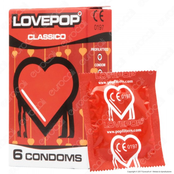 Preservativi Pop Filters LovePop - Scatola 6 pezzi Preservativi Pop Filters LovePop - Scatola 6 pezzi