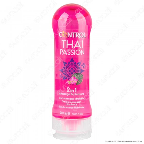 Control Thai Passion Gel Massaggio Intimo e per Massaggi Idratante 2 Control Thai Passion Gel Massaggio Intimo e per Massaggi Idratante 2