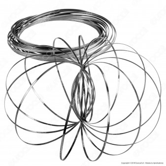 Champ Flow Bracelet Bracciale 3D a Molla Multigioco - Argento