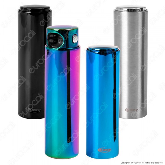 Cozy Lipstick Accendino USB in Metallo Antivento Ricaricabile con Cozy Lipstick Accendino USB in Metallo Antivento Ricaricabile con