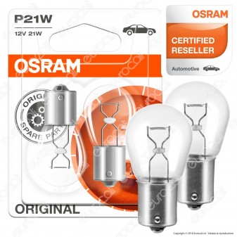 Osram Original Line 21W - 2 Lampadina P21W