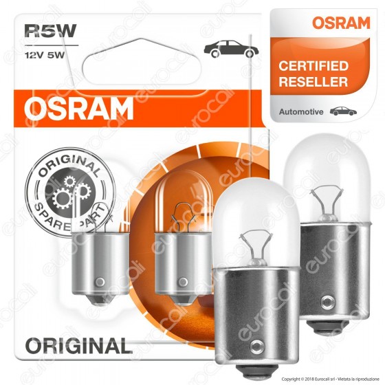 Osram Original Line 5W - 2 Lampadina R5W Osram Original Line 5W - 2 Lampadina R5W