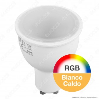 Life Lampadina LED Smart Life Wi-Fi GU10 4,5W Faretto RGB+W