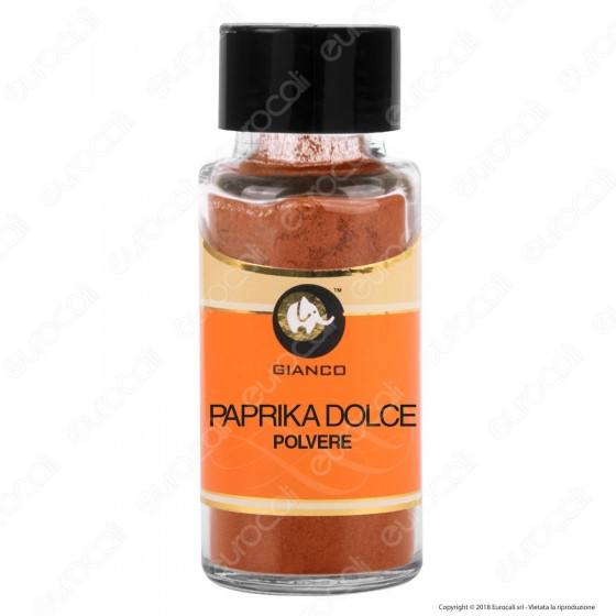 Gianco Paprika Dolce in Polvere - Vasetto in Vetro