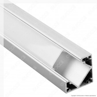 V-Tac VT-8114 Profilo Angolare in Alluminio per Strisce LED -