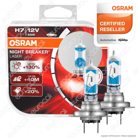 Osram Night Breaker Laser - 2 Lampadine H7 Osram Night Breaker Laser - 2 Lampadine H7