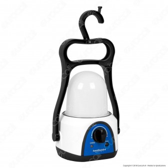 CFG Luce Quadra Lanterna LED COB da Campeggio con Luce Dimmerabile -
