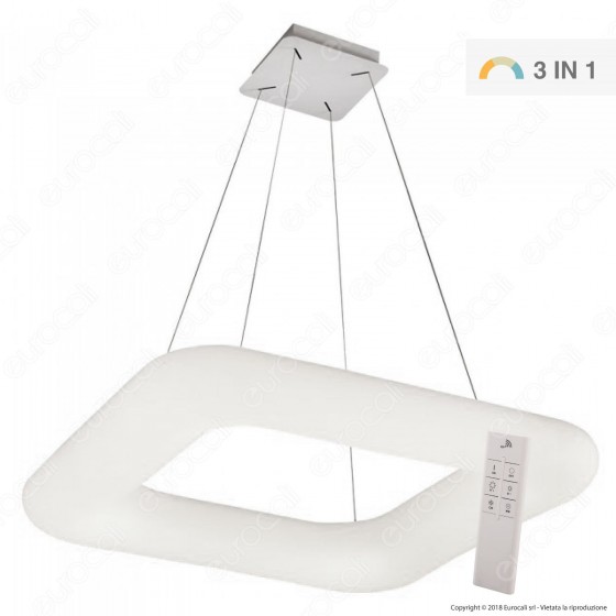 V-Tac VT-7607 Lampadario LED a Sospensione 42W Bianca Forma Quadrata V-Tac VT-7607 Lampadario LED a Sospensione 42W Bianca Forma Quadrata
