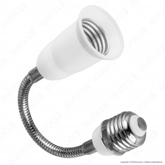 LED Line Distanziatore per Lampadine E27 con Prolunga Flessibile -