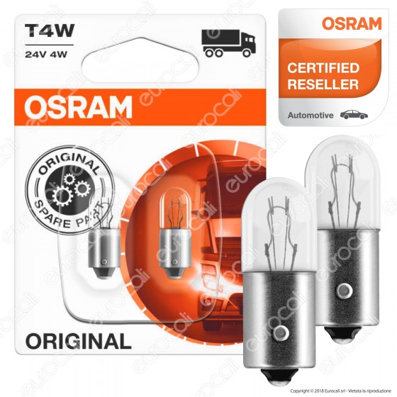 Osram Original Line per Camion 4W - 2 Lampadine T4W Osram Original Line per Camion 4W - 2 Lampadine T4W