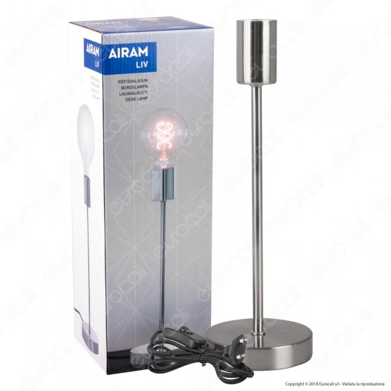Airam Bot Lighting LIV Lampada da Tavolo con Portalampada per Airam Bot Lighting LIV Lampada da Tavolo con Portalampada per