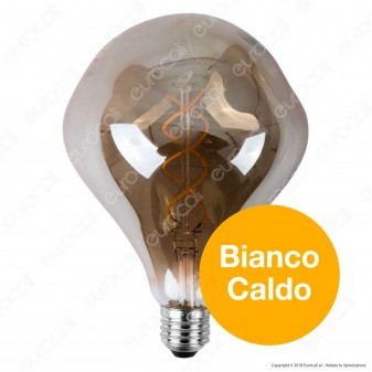 FAI Lampadina E27 Filamento LED a Doppia Spirale 5W Bulb Effetto