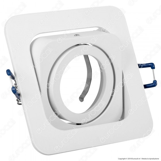 Kanlux ALREN R DTL-W Portafaretto Orientabile Quadrato da Incasso per Kanlux ALREN R DTL-W Portafaretto Orientabile Quadrato da Incasso per