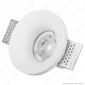 V-Tac VT 859RQ Portafaretto Rotondo da Incasso in Gesso per Lampadine