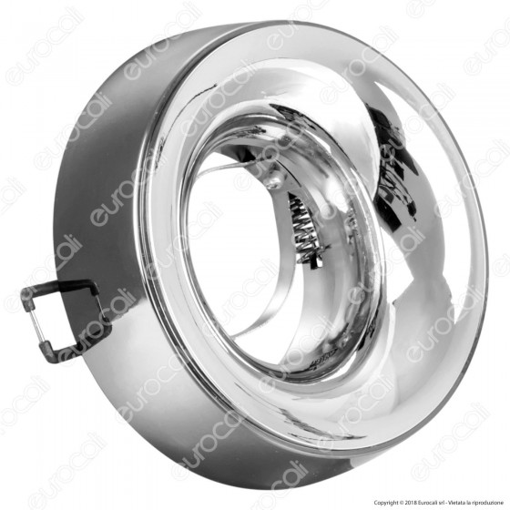 Kanlux ELNIS L Portafaretto Rotondo da Incasso Colore Antracite e Kanlux ELNIS L Portafaretto Rotondo da Incasso Colore Antracite e