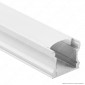 V-Tac VT-8110W 4 Profili in Alluminio per Strisce LED Colore Bianco - Lunghezza 2 metri - SKU 3366