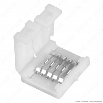 Connettore Consecutivo per Strisce LED Multicolore RGB Clip 5 Pin - SKU 2589