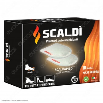 Scaldì Plantari Scaldapiedi Adesivi - 10 Bustine autoriscaldanti