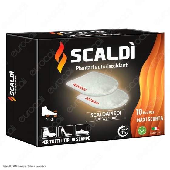 Scaldì Plantari Scaldapiedi Adesivi - 10 Bustine autoriscaldanti Scaldì Plantari Scaldapiedi Adesivi - 10 Bustine autoriscaldanti