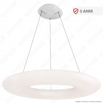 V-Tac VT-7910 Lampadario LED a Sospensione 105W Bianca Forma
