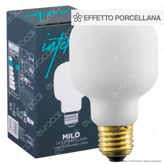 Daylight MILO Lampadina E27 Filamento LED 6W Tubolare Effetto Daylight MILO Lampadina E27 Filamento LED 6W Tubolare Effetto