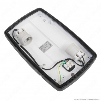 Lutec Seine Portalampada da Giardino Wall Light da Muro per Lampadine E27 - mod. 6338201118