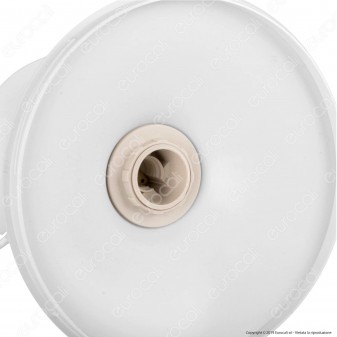 Velamp Lampada da Tavolo Mushroom con Portalampada per Lampadine E14 - mod. TL1010