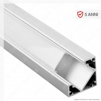 V-Tac VT-8114 Profilo Angolare in Alluminio per Strisce LED -