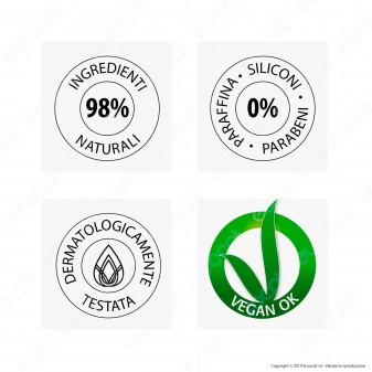 Glenova Cosmetics Maschera per Capelli Idratante con Olio di Cocco -