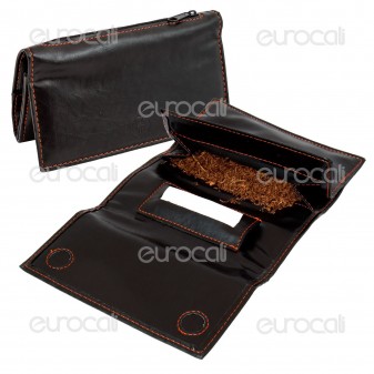 Egoist Large Astuccio in Eco-pelle Portatabacco e Cartine