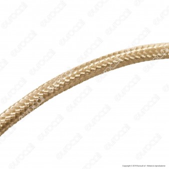 V-Tac VT-5331 Platinum Series USB Data Cable Micro USB Cavo in Corda Colore Oro 1m - SKU 8490
