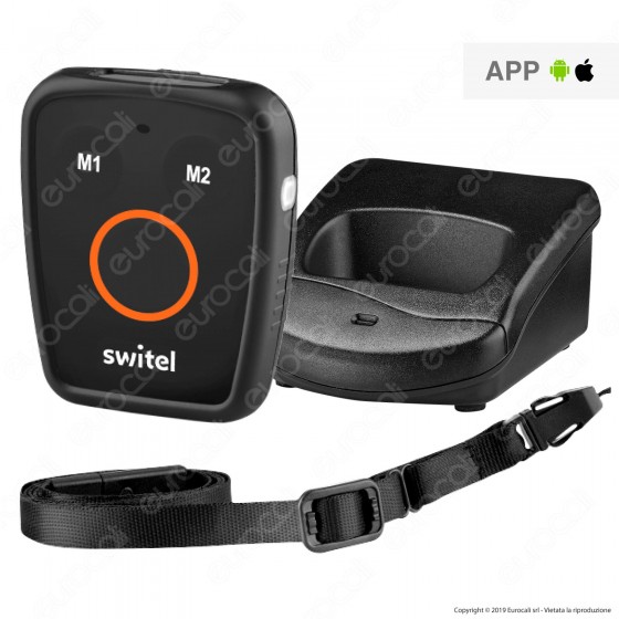 Switel SOS CT8 Dispositivo di Telesoccorso con Rilevamento di Caduta con GPS e SIM Switel SOS CT8 Dispositivo di Telesoccorso con Rilevamento di Caduta con GPS e SIM