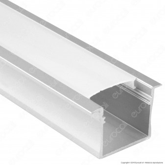 V-Tac VT-8119 Profilo in Alluminio per Strisce LED - Lunghezza 2 metri - SKU 3372