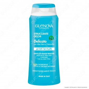 Glenova Cosmetics Struccante Occhi Delicato con Aloe Vera e Camomilla