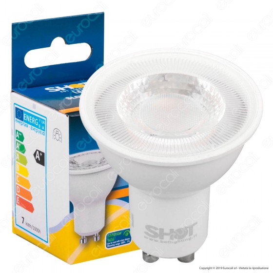 Acquista Bot Lighting Shot Lampadina LED GU10 7W Faretto