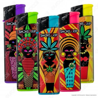 SmokeTrip Accendini Elettronici Ricaricabili Fantasia African Batik -