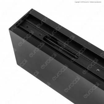 V-Tac Binario in Alluminio Nero per Track Lights Magnetiche Lunghezza