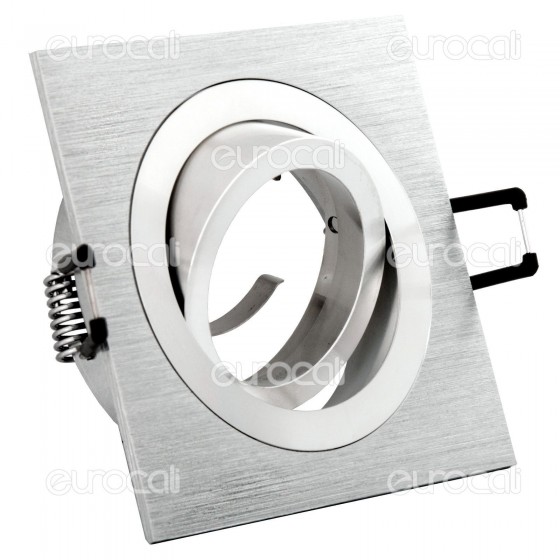 Kanlux SEIDY CT-DTL50-AL Portafaretto Orientabile Quadrato da Incasso Kanlux SEIDY CT-DTL50-AL Portafaretto Orientabile Quadrato da Incasso