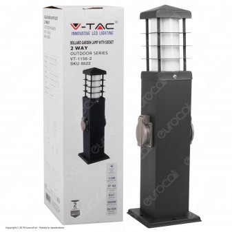 V-Tac VT-1156-2 Portalampada per Lampadine E27 da Giardino con