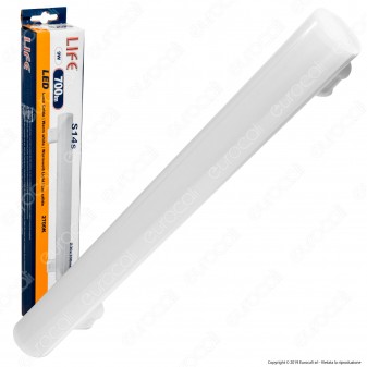 Life Lampadina LED S14s 9W Tubolare Attacco Doppio 300mm - mod.