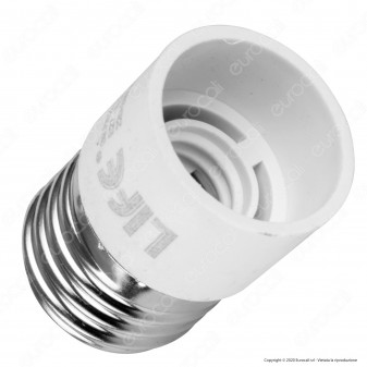 Life Adattatore per Lampadine da E27 a E14 - mod. 39.PA2714