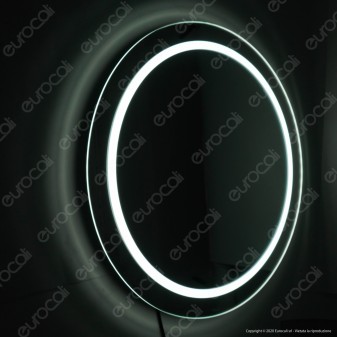 V-Tac VT-8601 Lampada LED a Specchio Rotondo da Parete 25W IP44 con