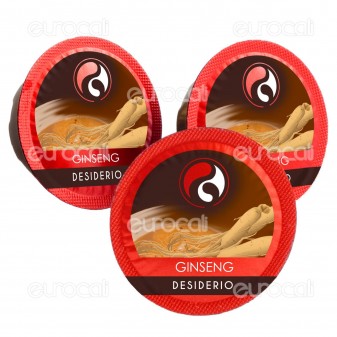 10 Capsule Baciato Caffè Desiderio Gusto Ginseng Cialde Compatibili