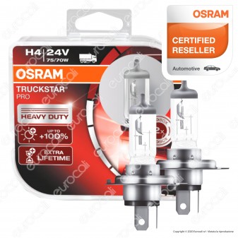 Osram Truckstar Pro per Camion 75/70W - 2 Lampadine H4