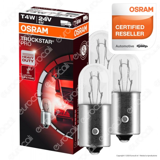 Osram Truckstar Pro per Camion 4W - 10 Lampadine T4W Osram Truckstar Pro per Camion 4W - 10 Lampadine T4W