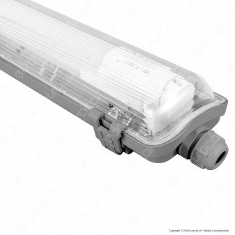 V-Tac PRO VT-15028 Plafoniera Singola con Tubo LED T8 G13 22W