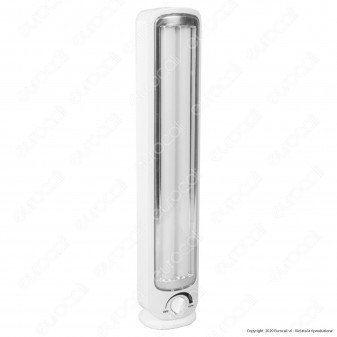 Velamp Lampada LED 24W Portatile con Luce di Emergenza Anti Black Out