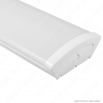 Kanlux MEBA 4LED Plafoniera Doppia per 2 Tubi LED T8 da 120cm - mod.